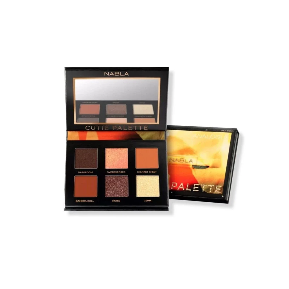 NABLA Analogue Cutie 6 Pan Vegan Eyeshadow Palette Full Size NWT